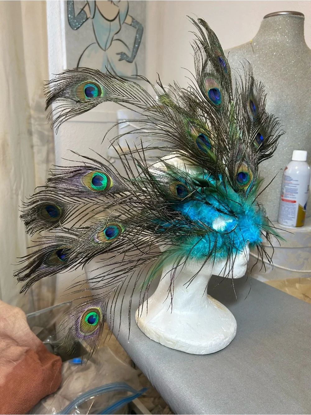 Peacock mask